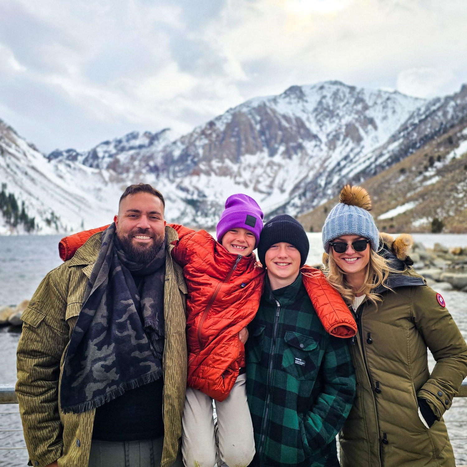 Convict Lake in the winter