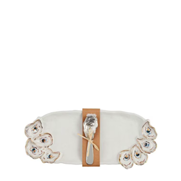 Mud Pie Layered Oyster Hostess Set | Dillard's