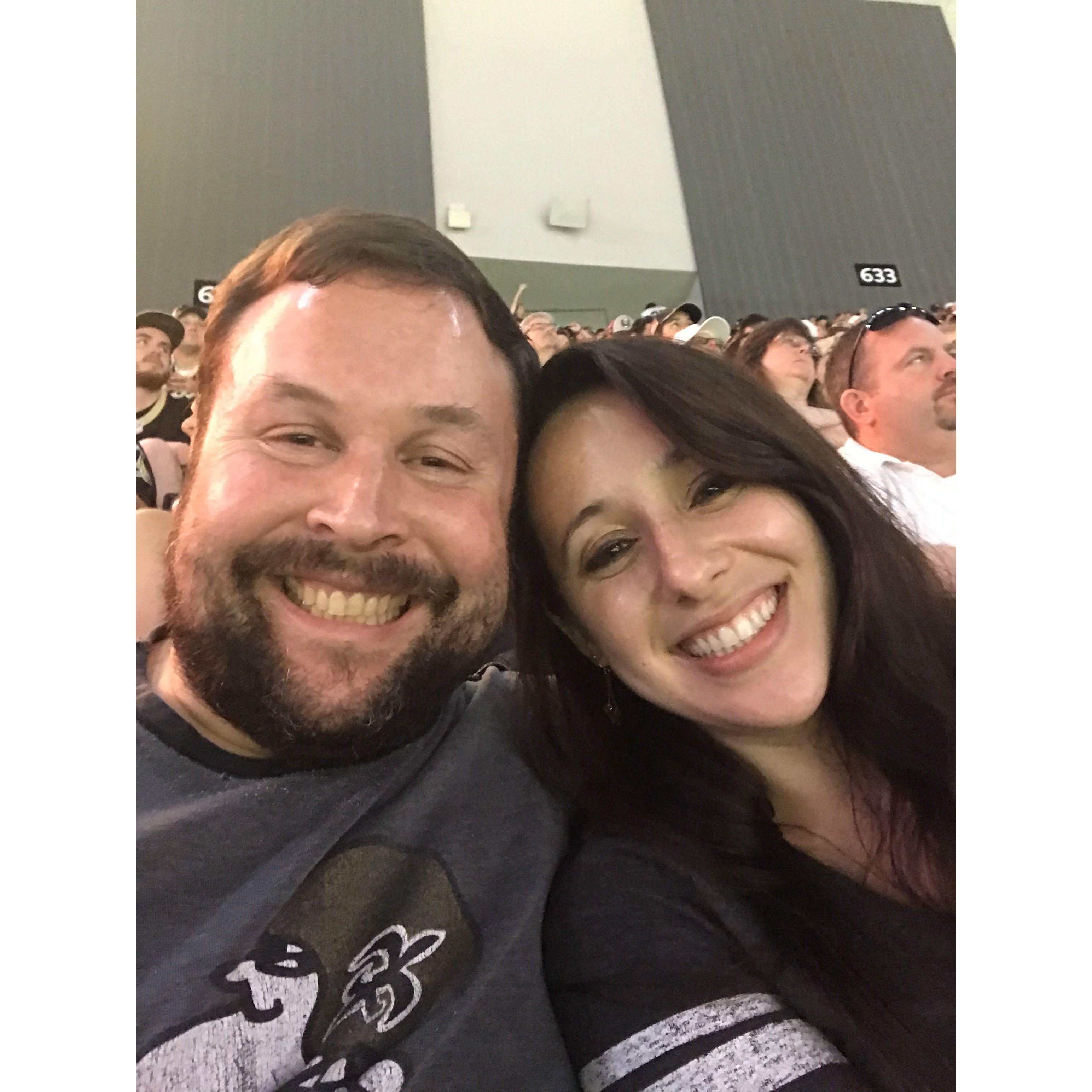 First Saints game together!