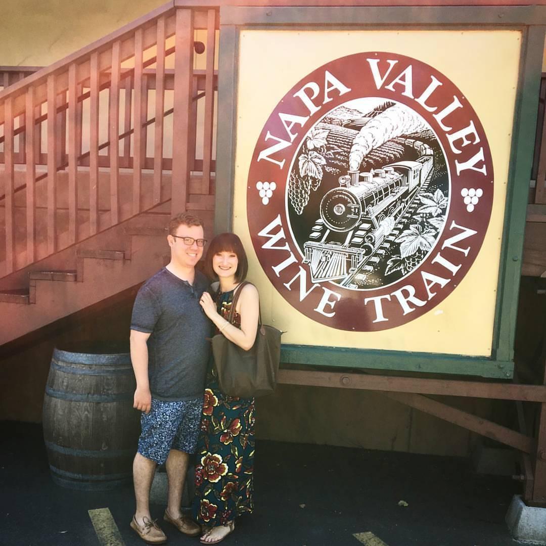 All aboard the Napa Valley Wine Train!