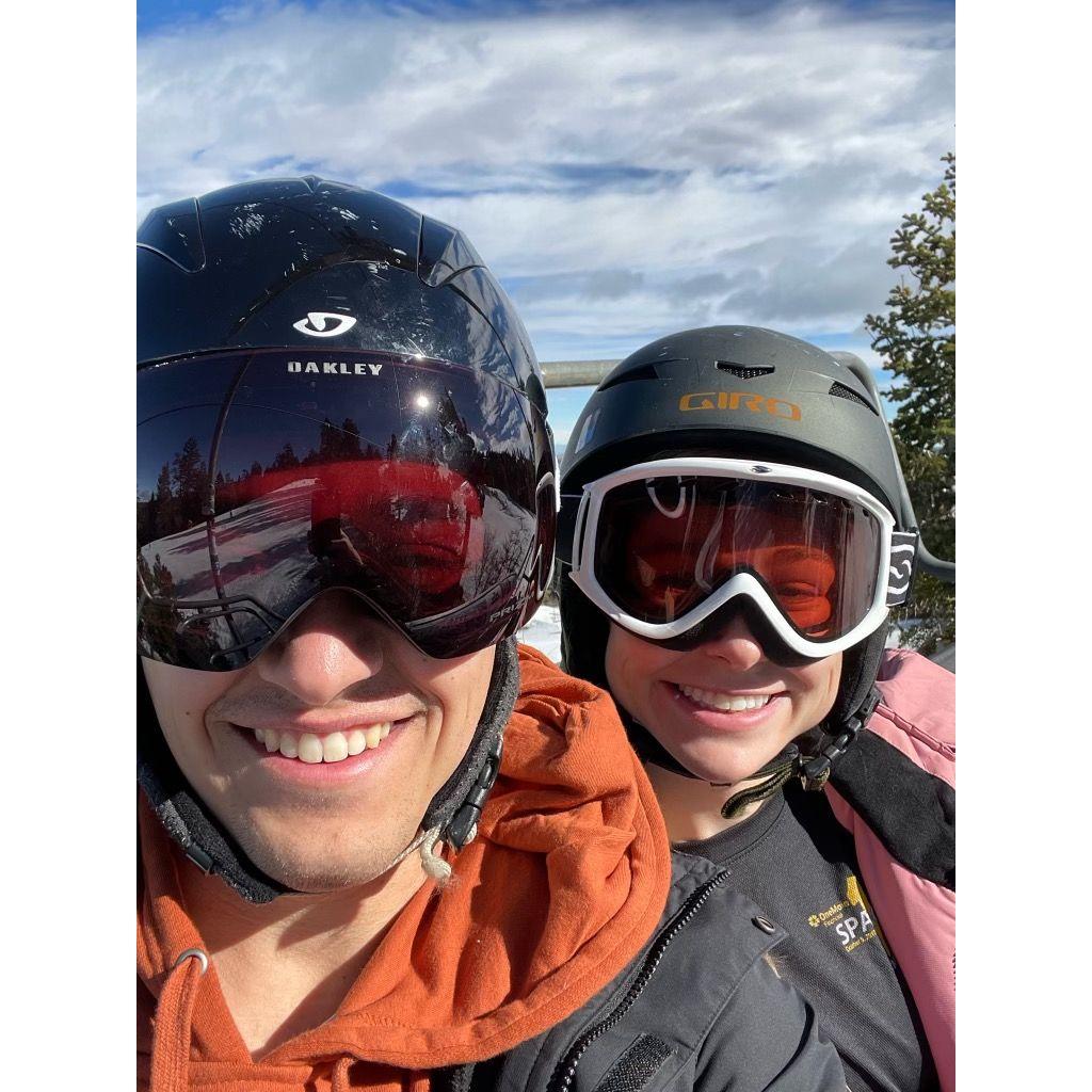 Molly's first ski trip