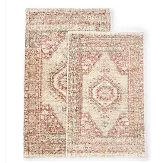 Southern Living Seville Vintage Inspired Bath Rug, Terracotta 21x34