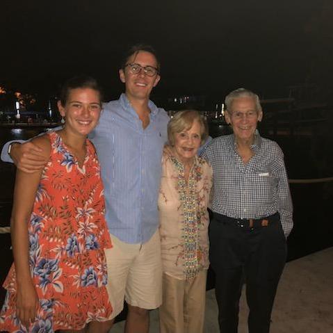 My first time meeting Rob's lovely grandparents - Lelo and Lela. We are honored to share the same anniversary date as them, and hope to be as happy and in love, for as long as they have!