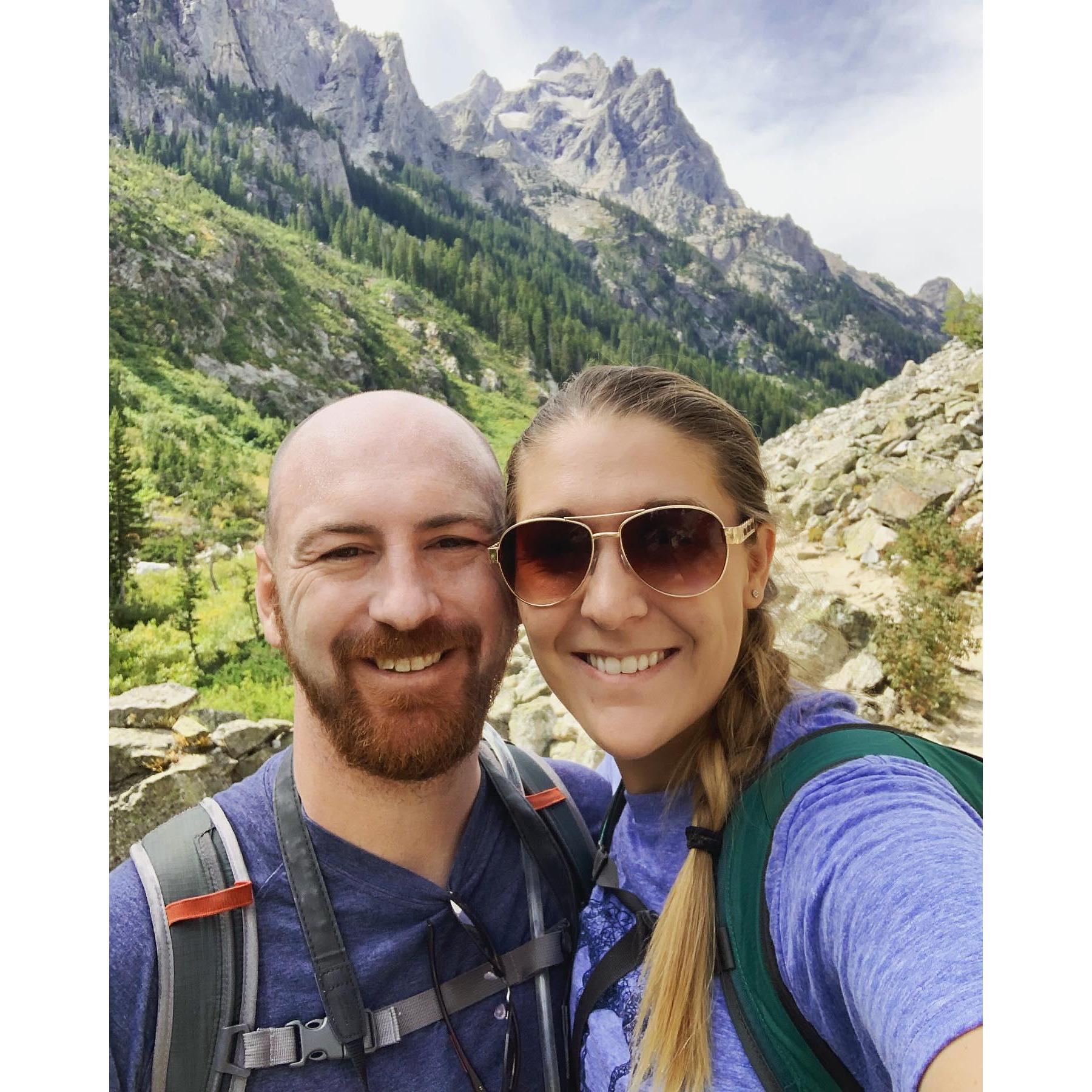 hiking in Grand Teton National Park