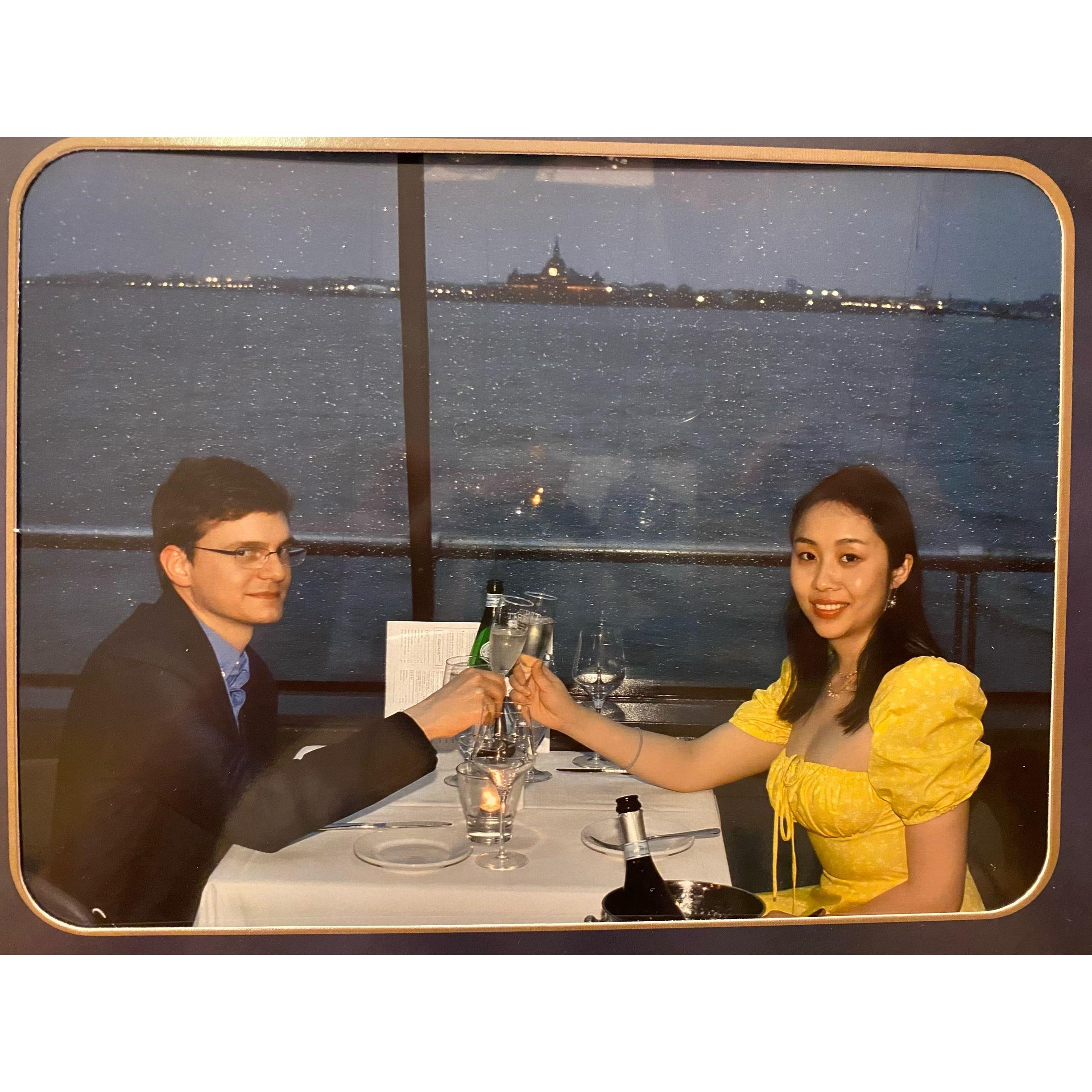 A date on a cruise. Looking nice!