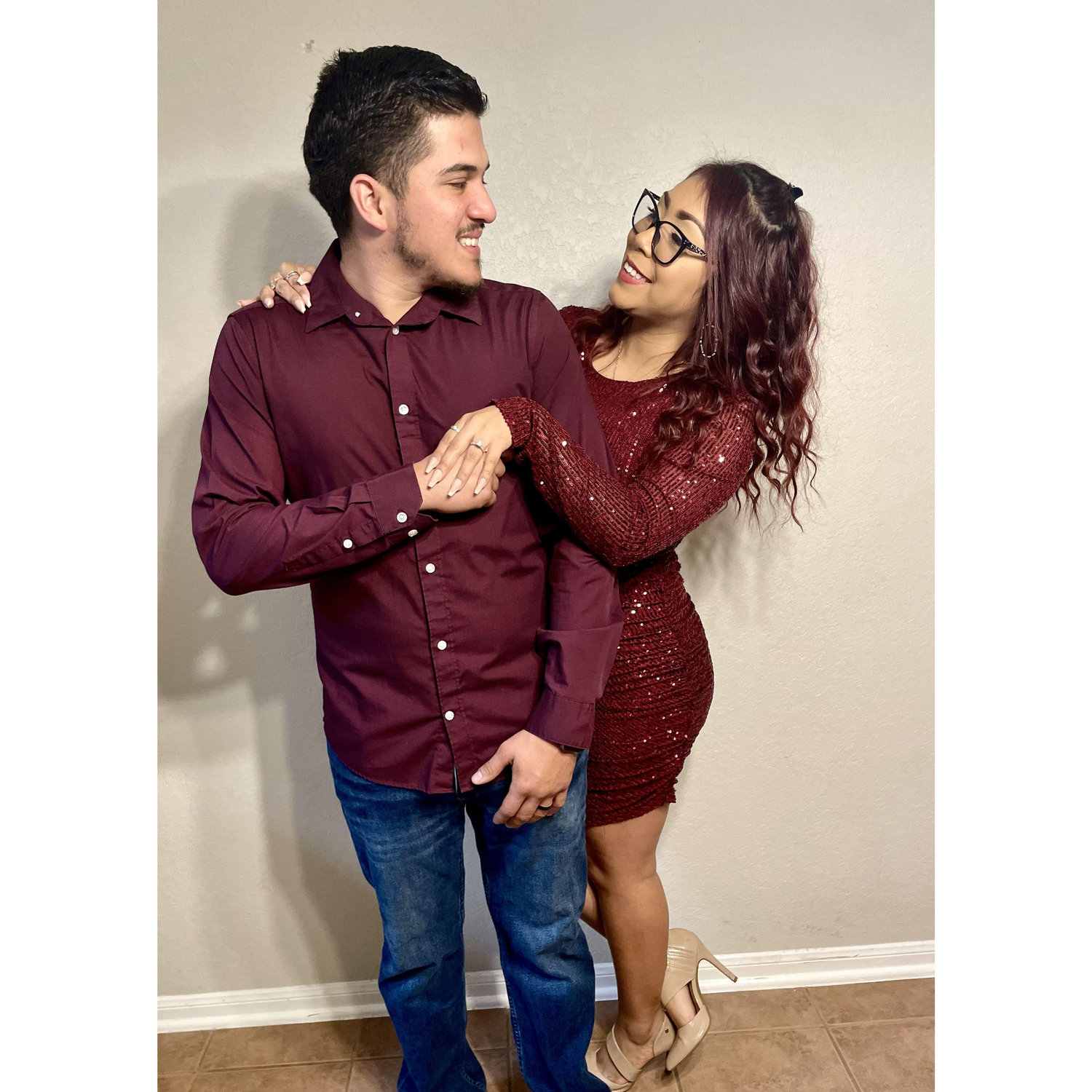Mini engagement photo shoot.