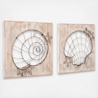 2-Piece Beach Wall Decor Set