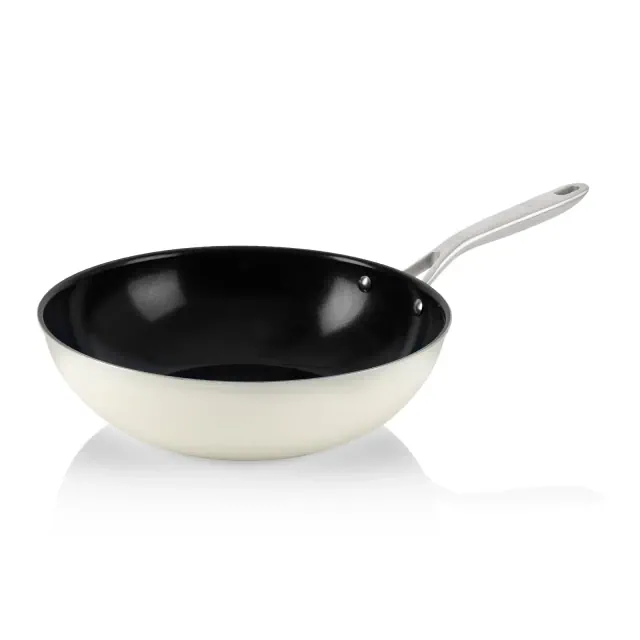 TECHEF ValenCera - 12" Ceramic Nonstick Wok/Stir-Fry Pan