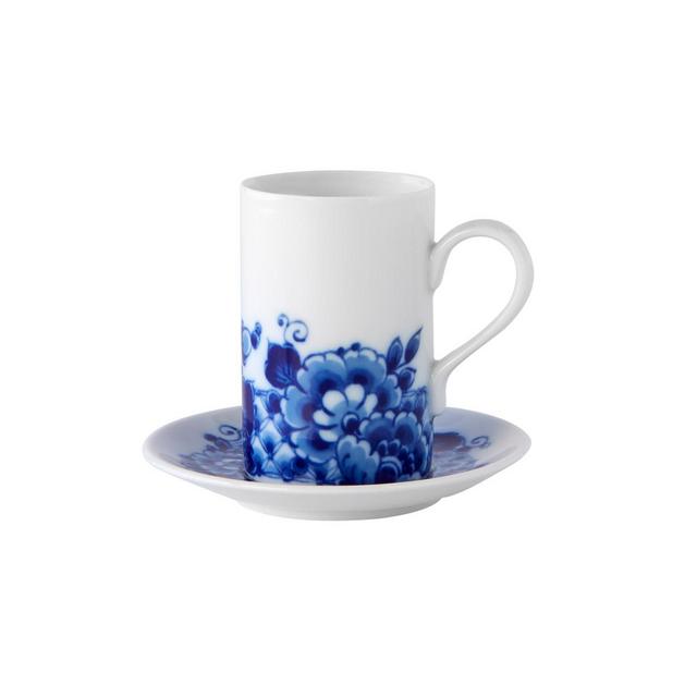 Vista Alegre Blue Bing Coffee Cup & Saucer