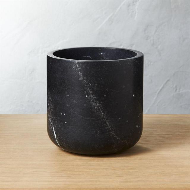 Black Marble Planter