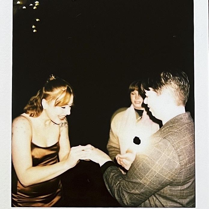 polaroids from our wedding ceremony