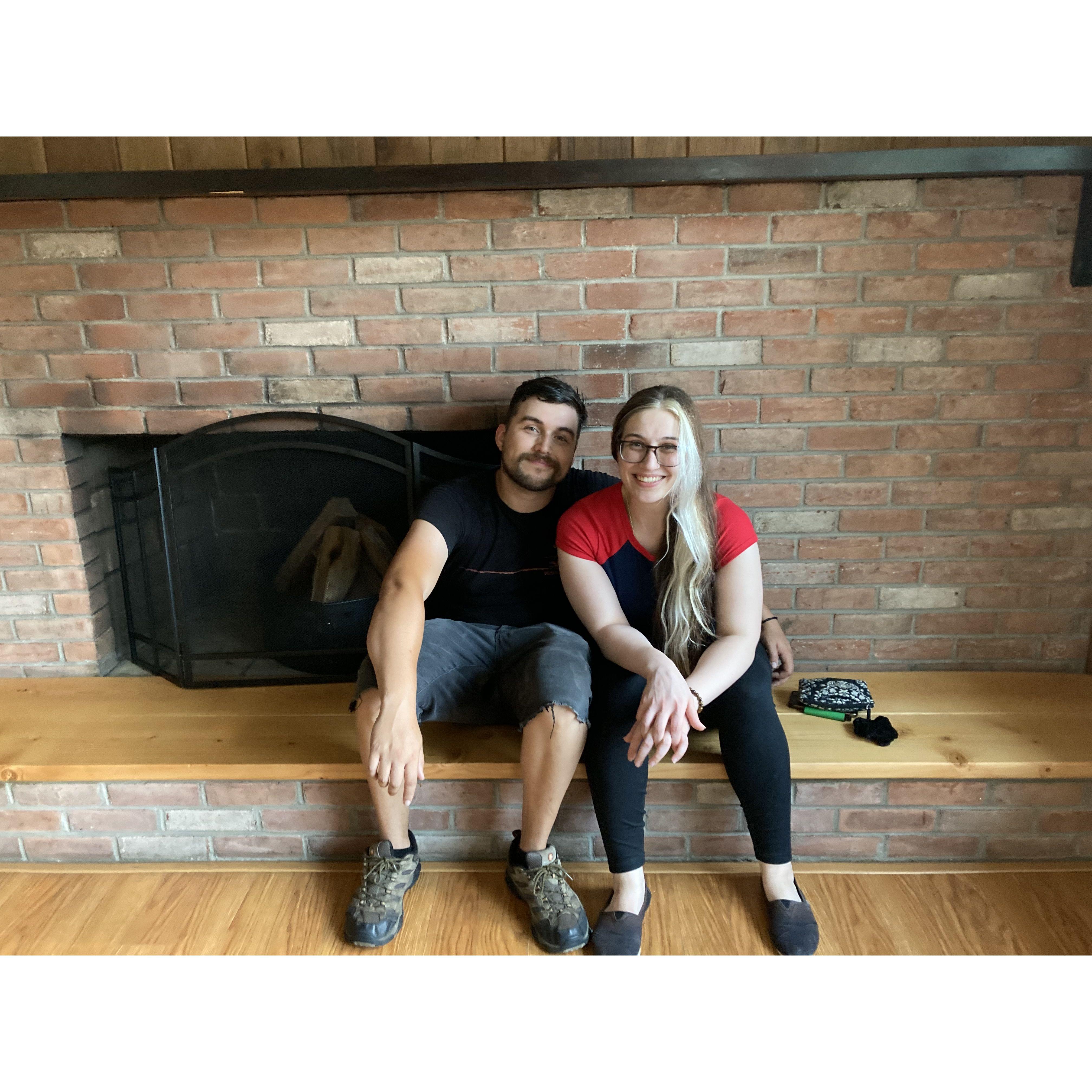 Right after closing in 2021 and officially becoming homeowners!