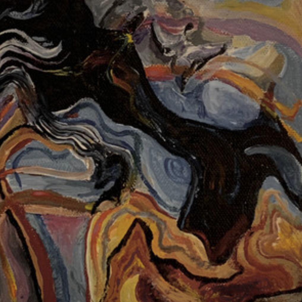 The painted cover of a playlist Mariel made for Nathan: https://open.spotify.com/playlist/5RkPBlkqgMyoUGAw0YJbxZ?si=rvqb7YU4QU6K0YRKfY29Vw&pi=X-CaeGDKTVO8q&nd=1&dlsi=276648942be849cc