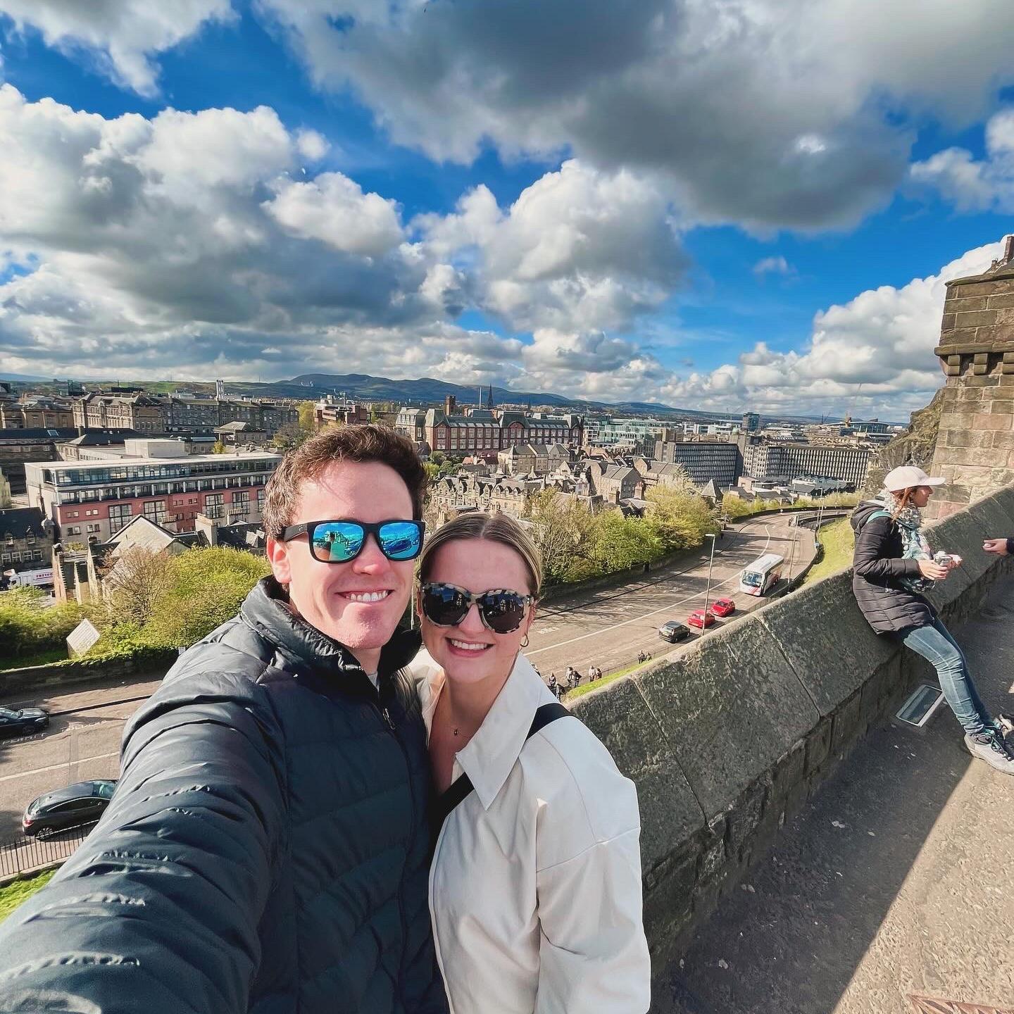 At the Edinburgh castle, April 2024