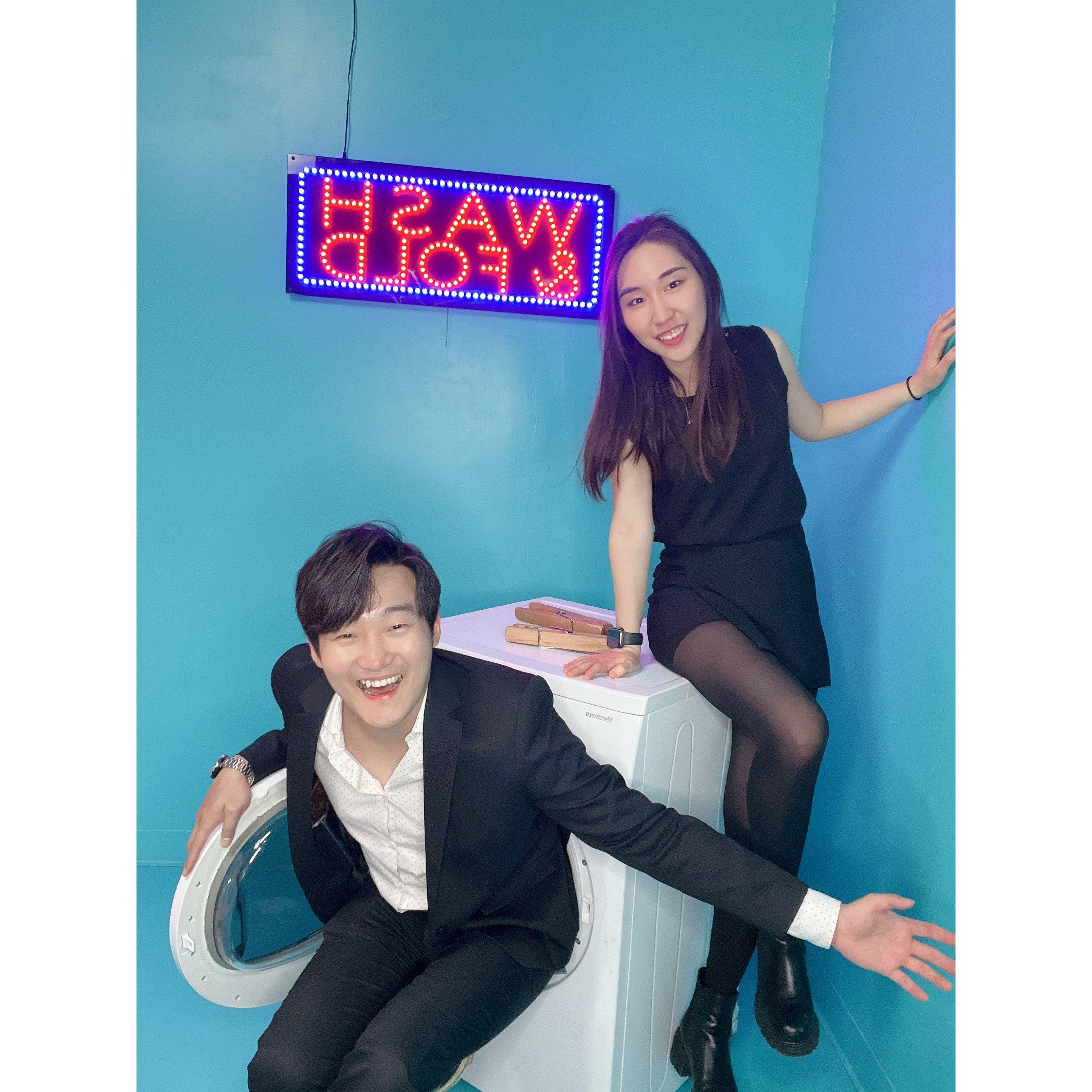 I'm going to have to do the laundry! -David