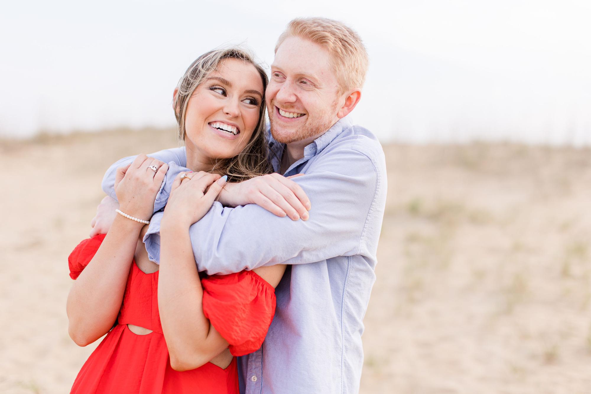 Engagement photos near our home in Virginia Beach