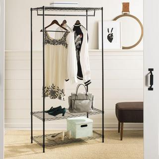 Beatrice Garment Rack with Shelf