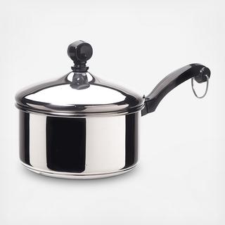 Classic Stainless Covered Saucepan