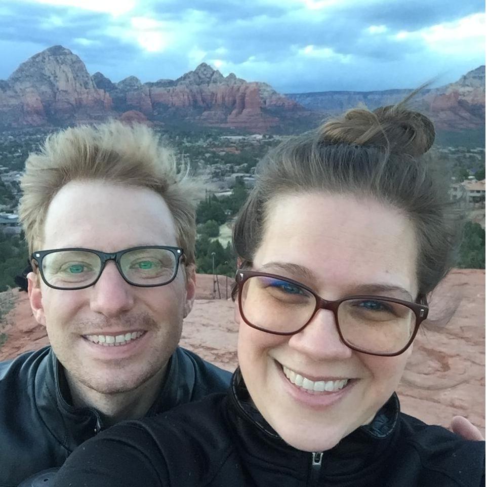 In Sedona for Katelyn's 32nd birthday