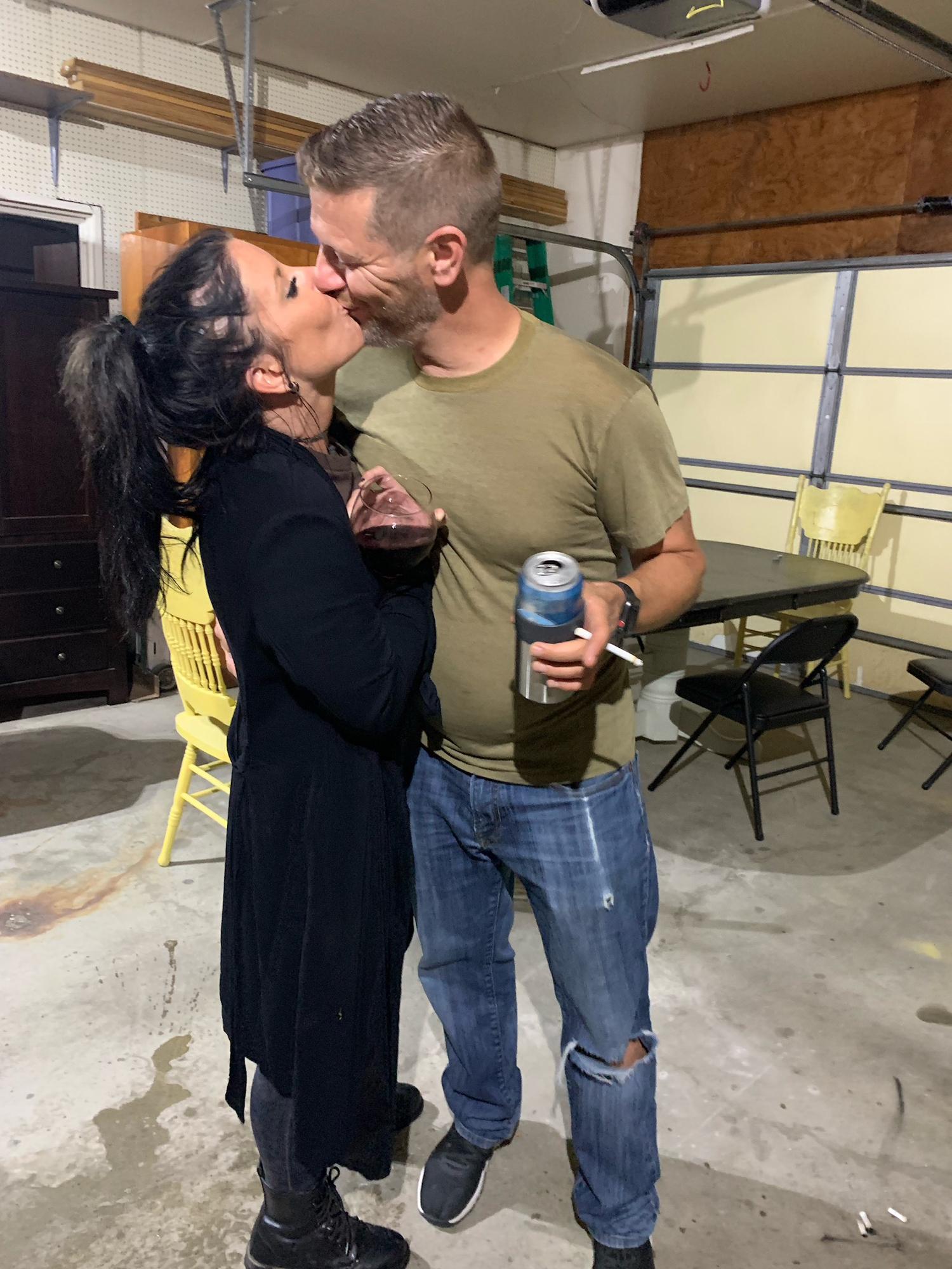 Their first house warming party! Yep, here’s the recreated pic again!