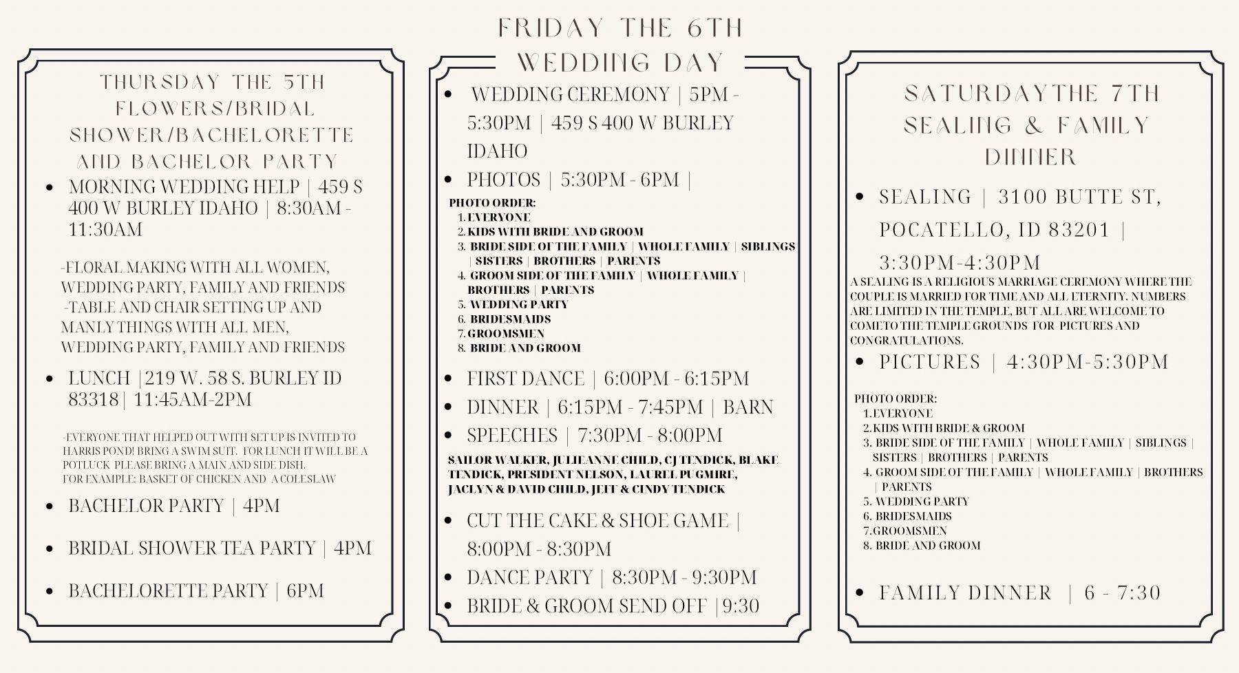 The Wedding Website of Ila Child and Luke Tendick