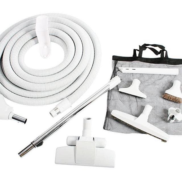 Cen-Tec Systems 93642 Central Vacuum Low Voltage Kit, 35 Ft. Hose, Light Gray