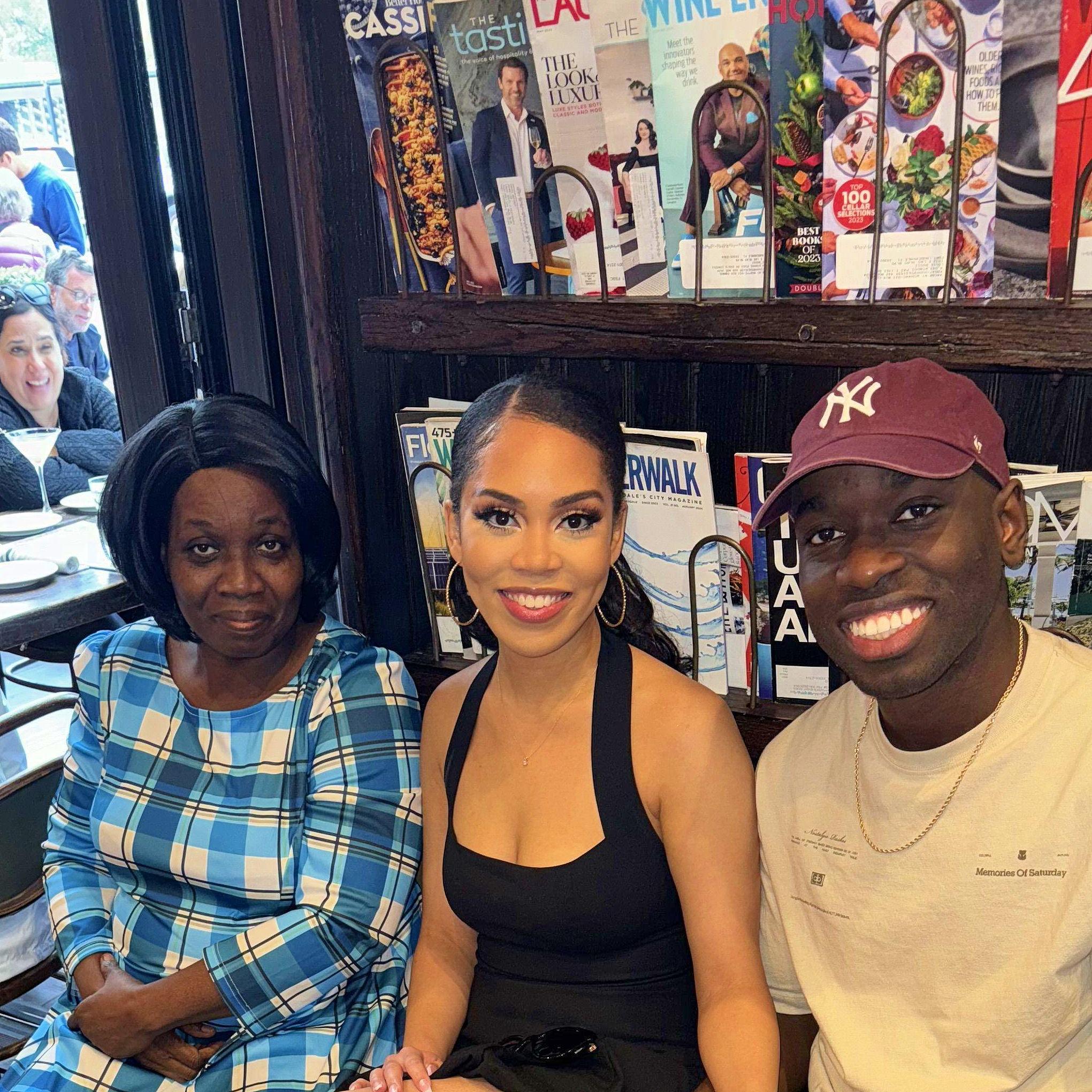 Stephanie met Andrew's mom and family for the first time in Florida!