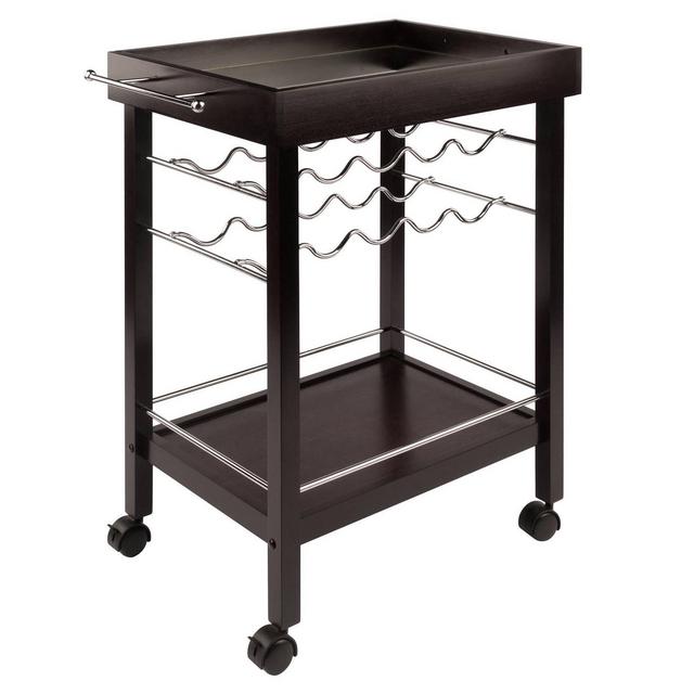 Johnnie Bar Cart Dark Espresso - Winsome