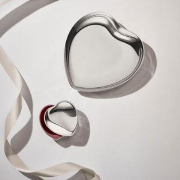Georg Jensen, HEART Tray in stainless steel
