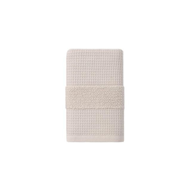 Haven™ Organic Cotton Waffle & Terry Hand Towel in Pumice Stone