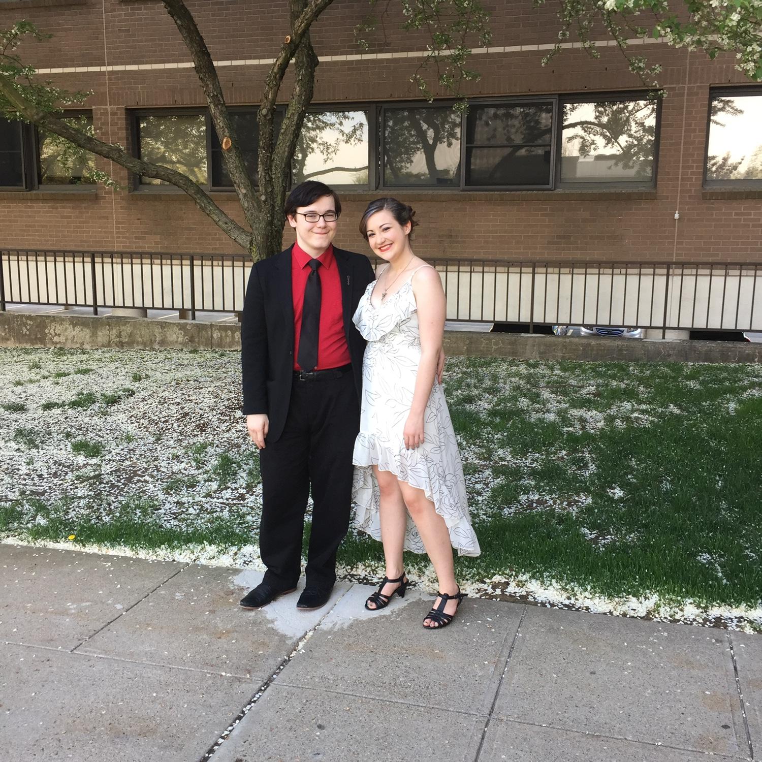 That time Sam let Gab dye his hair.