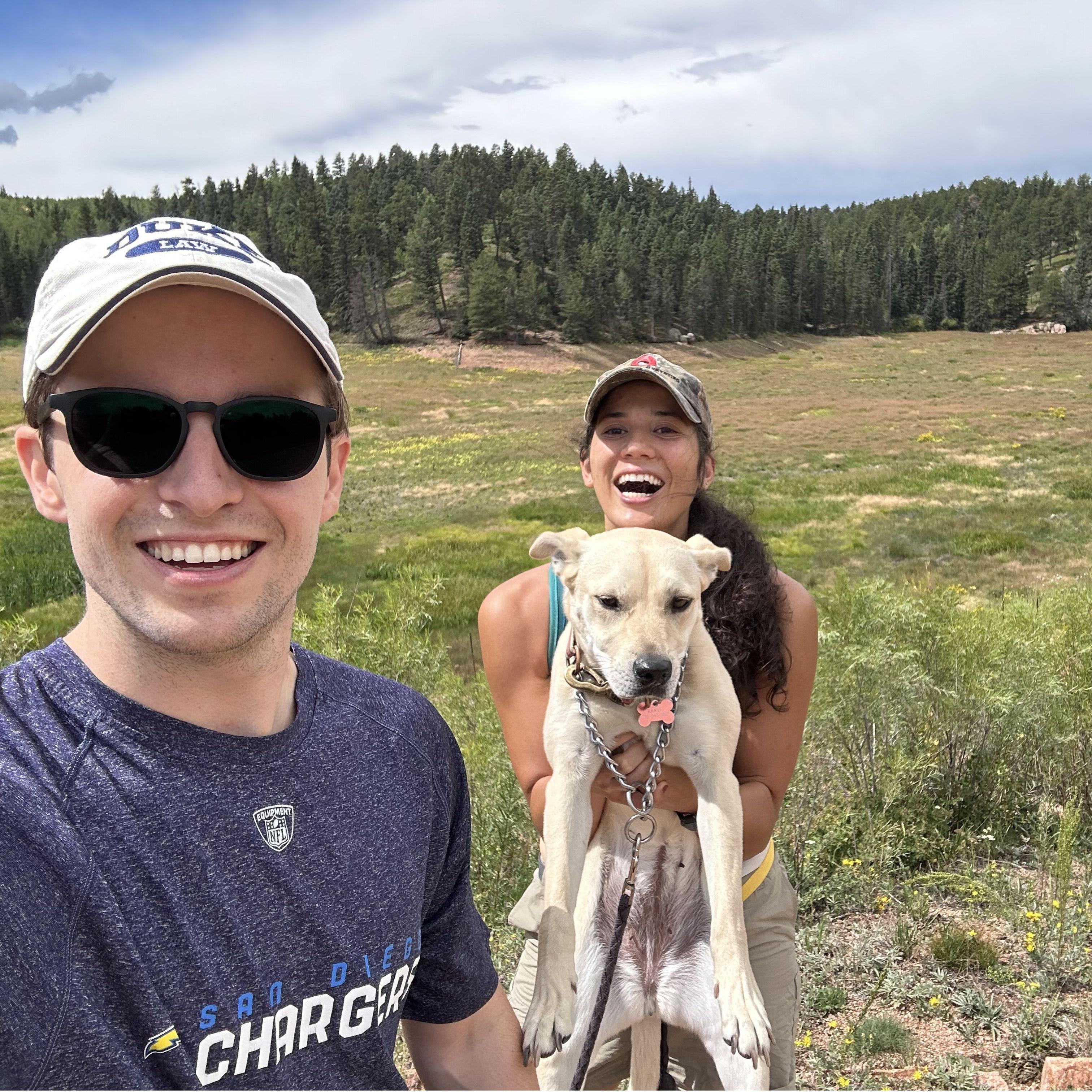 Hikes with our daughter