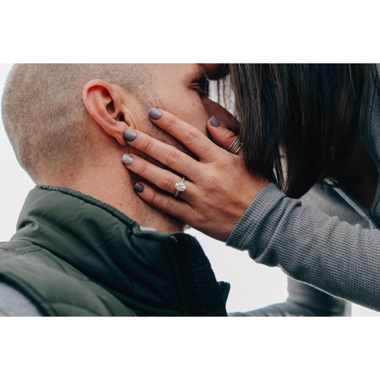 Engagement photo by Lindsay Hafner Photography in January, 2019.