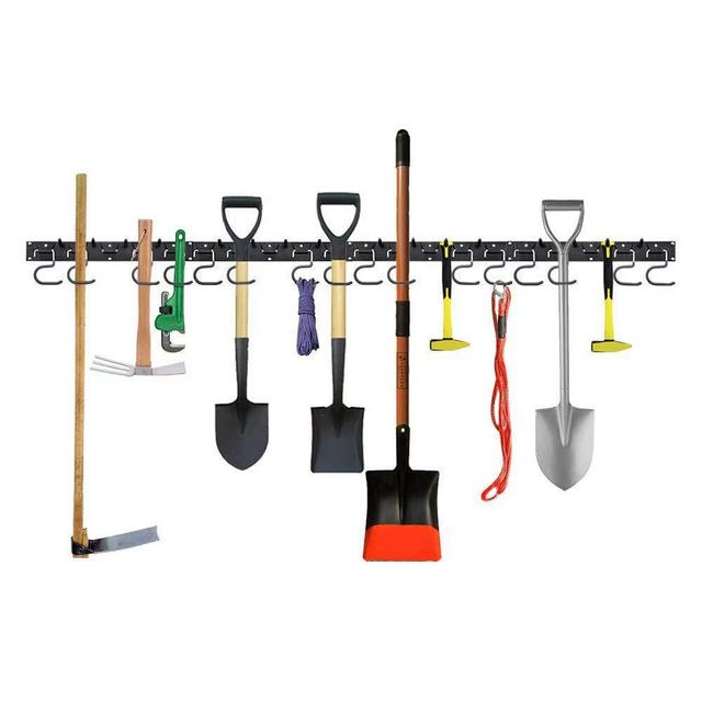 Garage Tool Organizer Wall Mount 64 Inch,Adjustable Storage System,Wall Holders for Tools,Wall Mount Tool Organizer,Garage Organizer,Garden Tool Organizer,Garage Storage