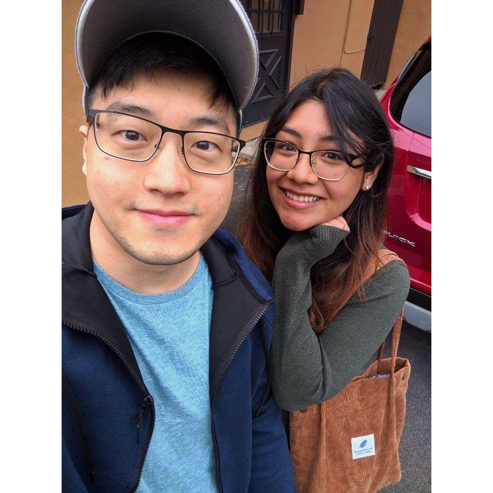 Our first photo together!