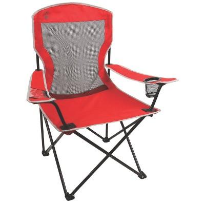 Coleman Cool Mesh Quad Chair - Red