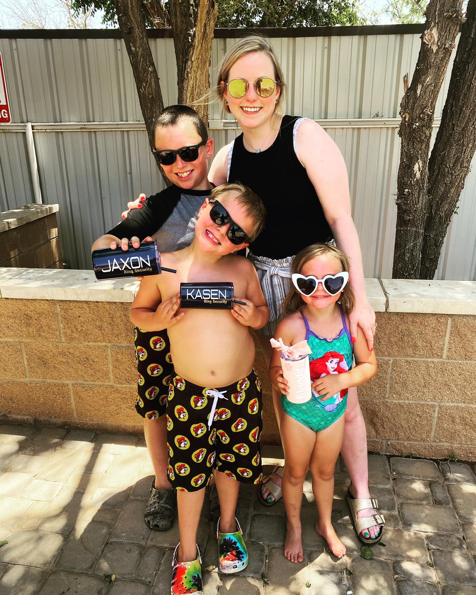 Asking our ring bearers & first flower girl!