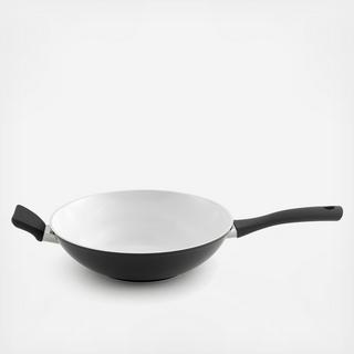 Eclipse Ceramic Black & White Wok