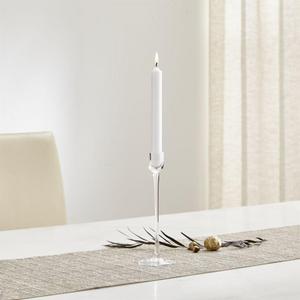 London Glass Short Taper Candle Holder