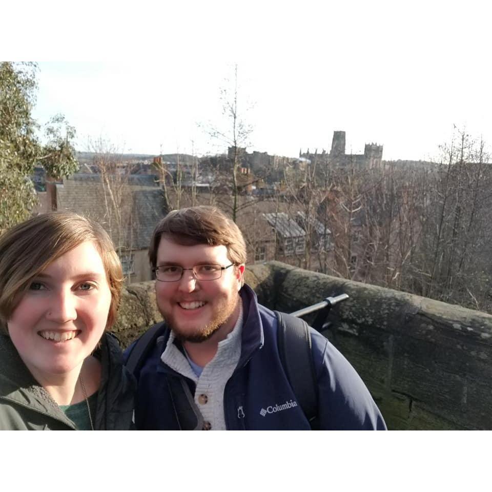 Sara's Master's graduation, Durham, England, January 2020