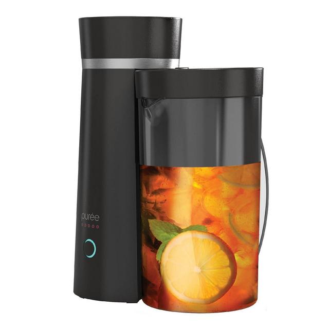 Tzumi Puree Iced Tea and Iced Coffee Maker, 2-Quart 