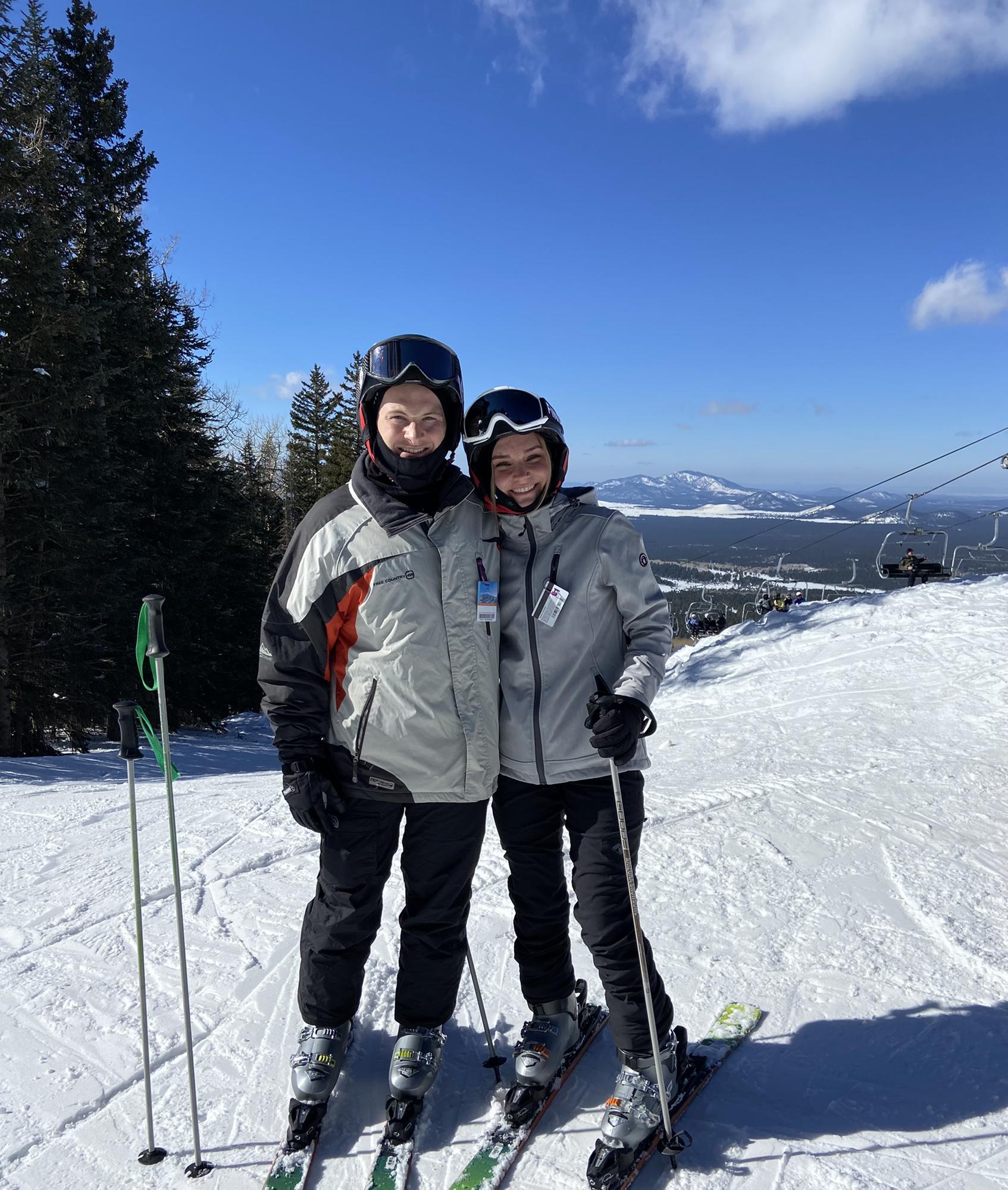 Skiing at Snow Bowl (January 2022)