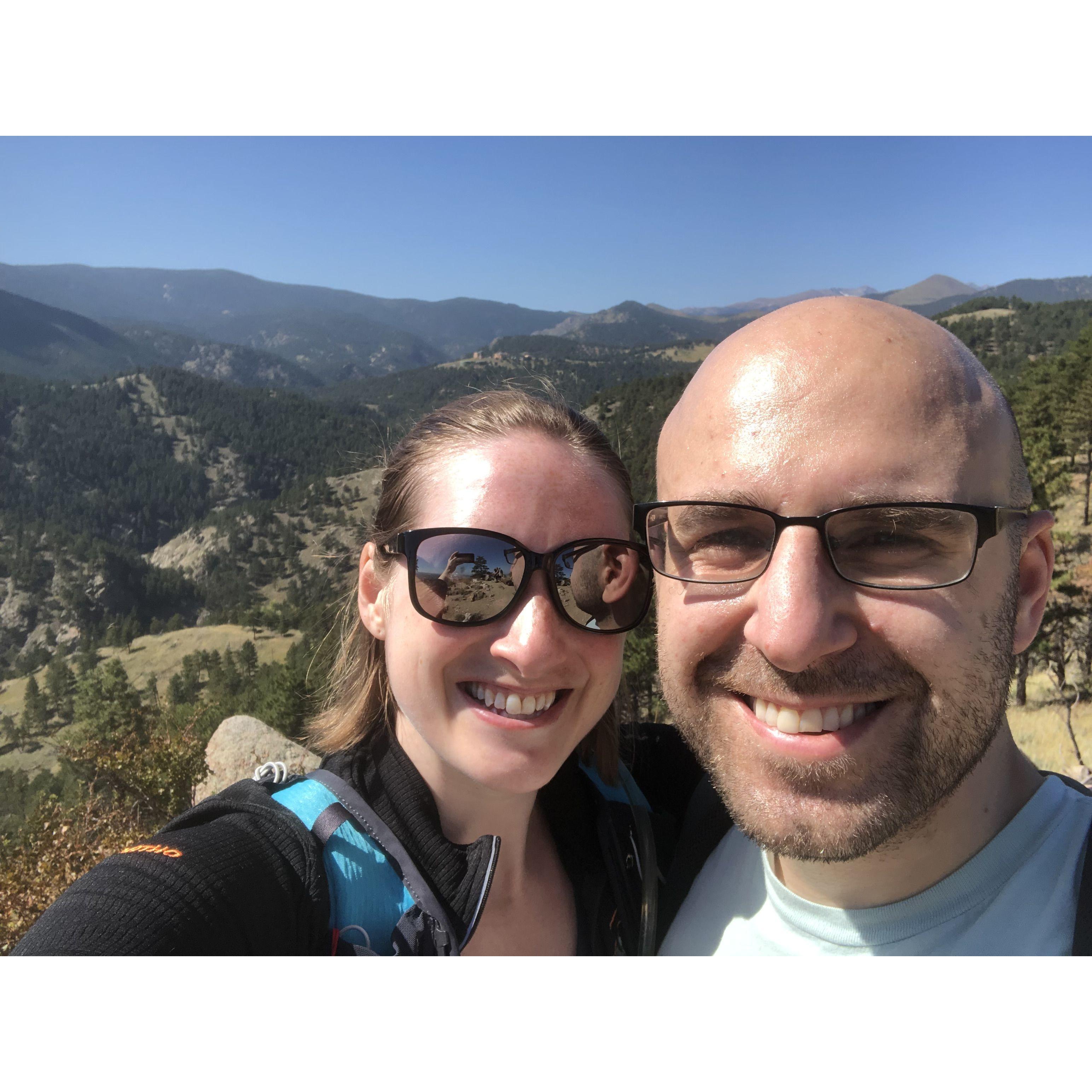 Our first hike after moving to Denver