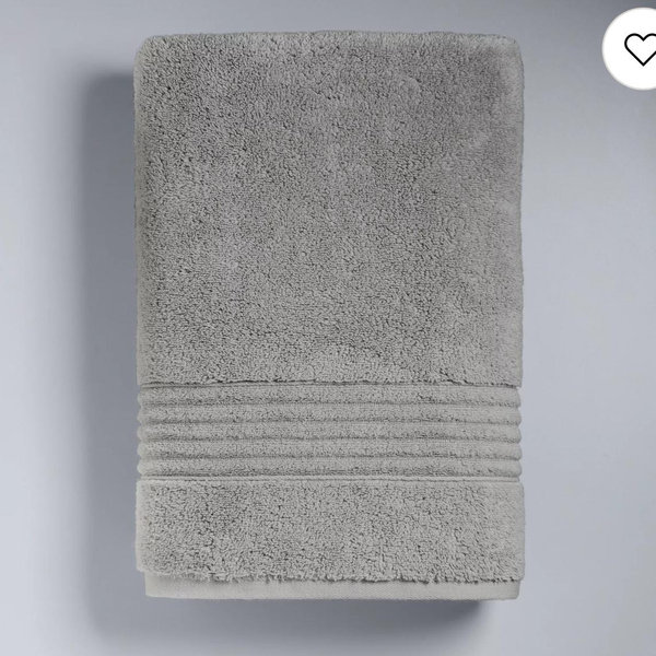Simply Vera Vera Wang Signature Bath Towel, Bath Sheet, Hand Towel or Washcloth - Silver, WASH CLOTH