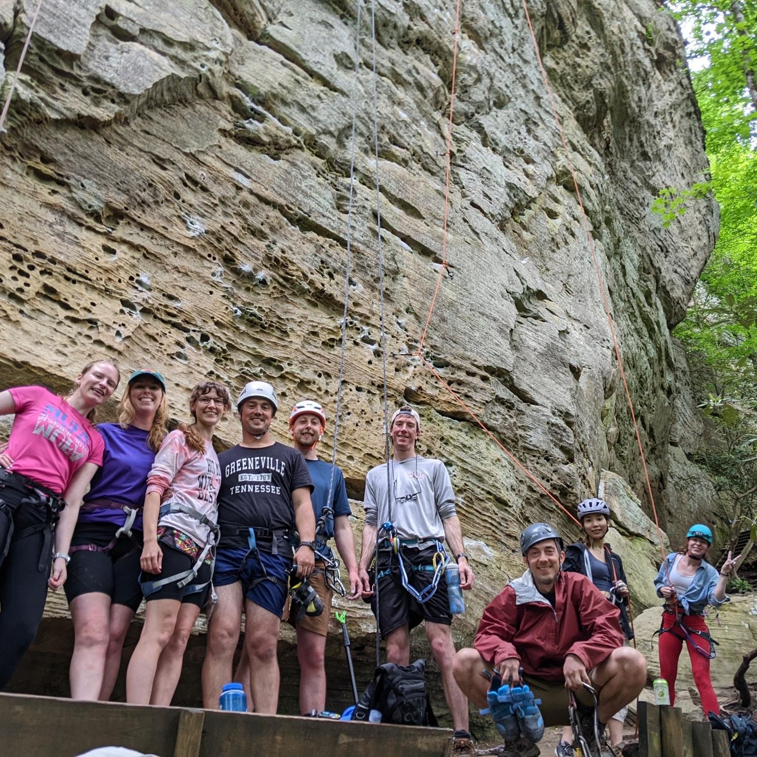 Climbing trip, Slade Kentucky, May 2022