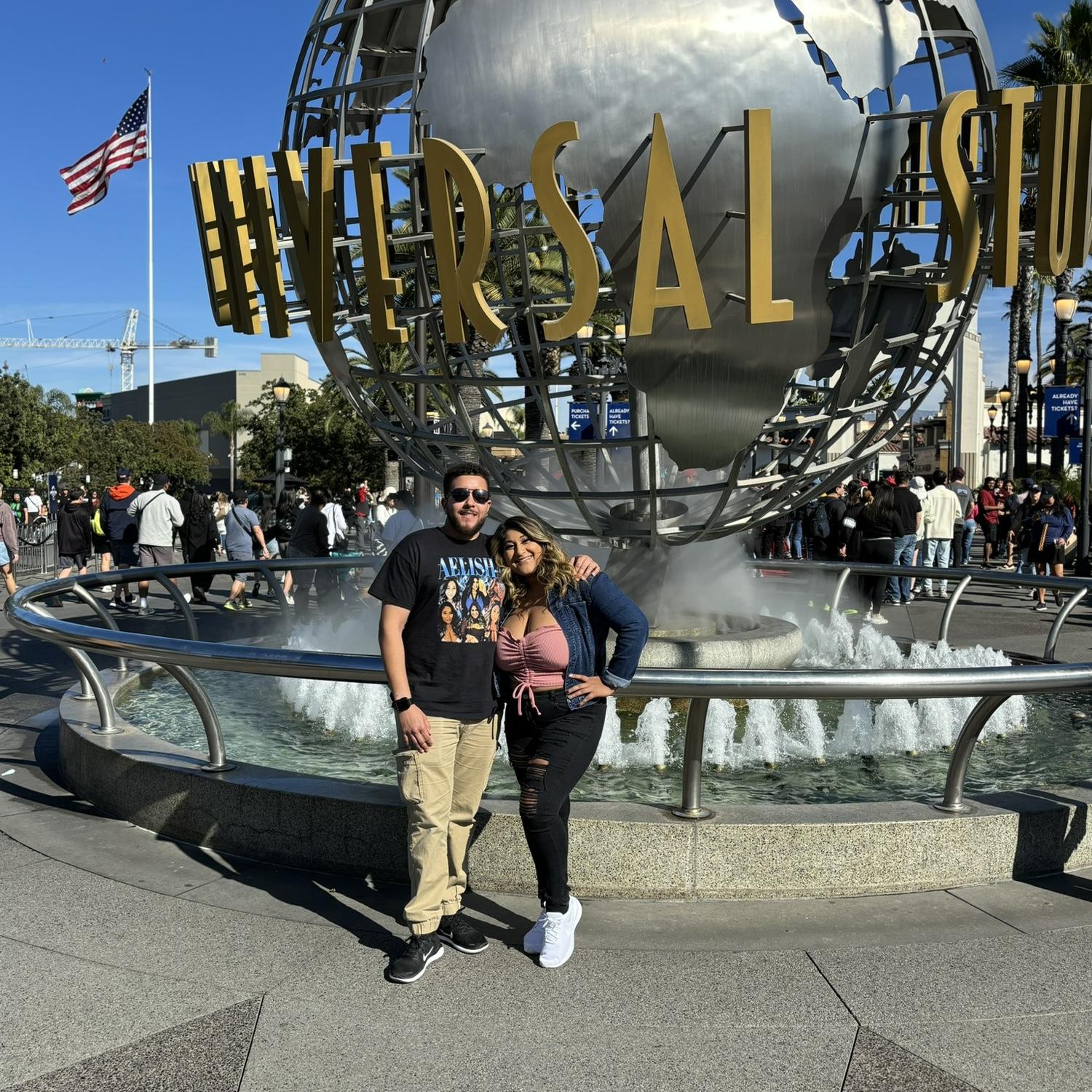 Road Trip to Universal to Celebrate Best Man Darius!
