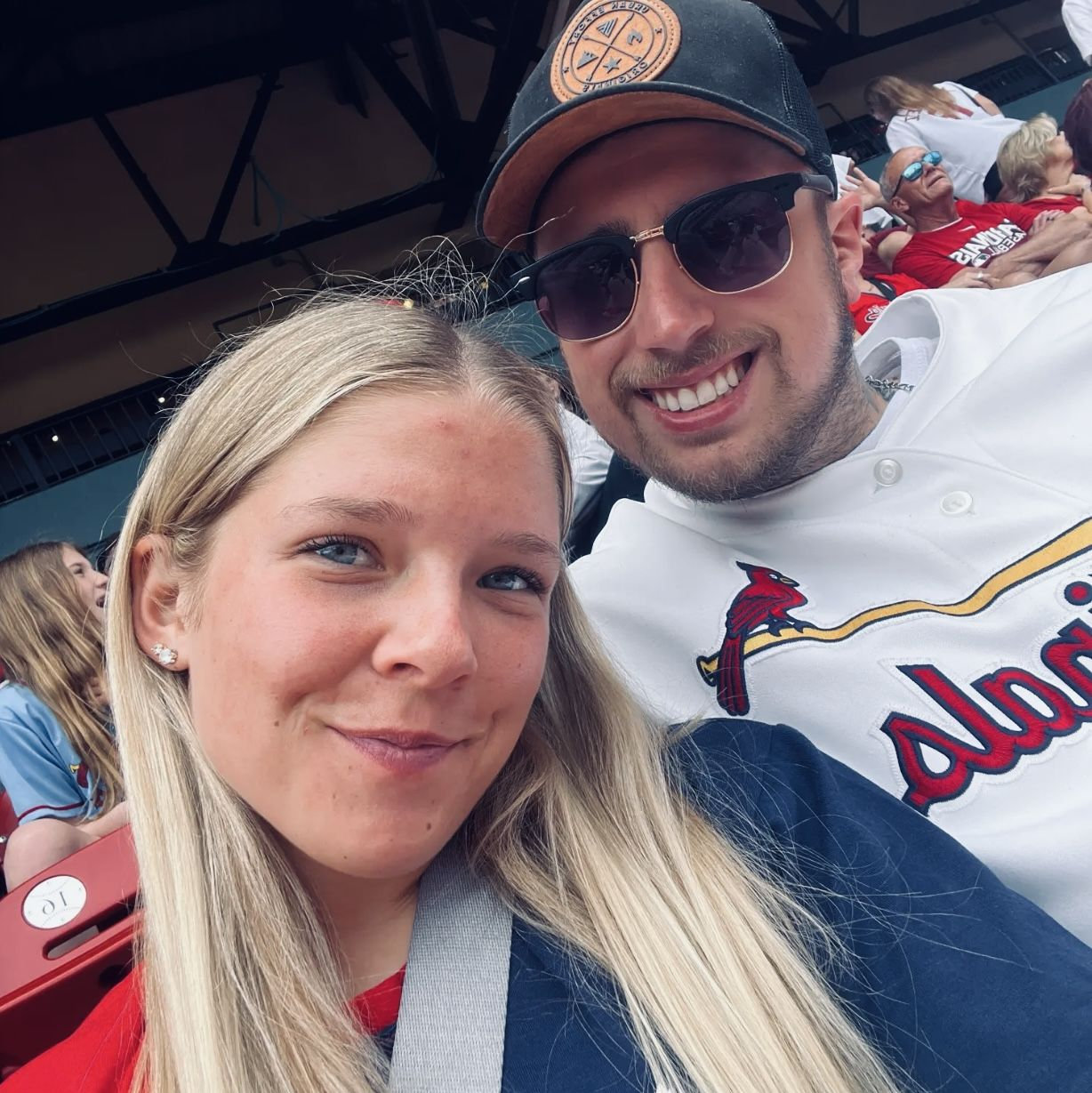 Our first Cardinals game!