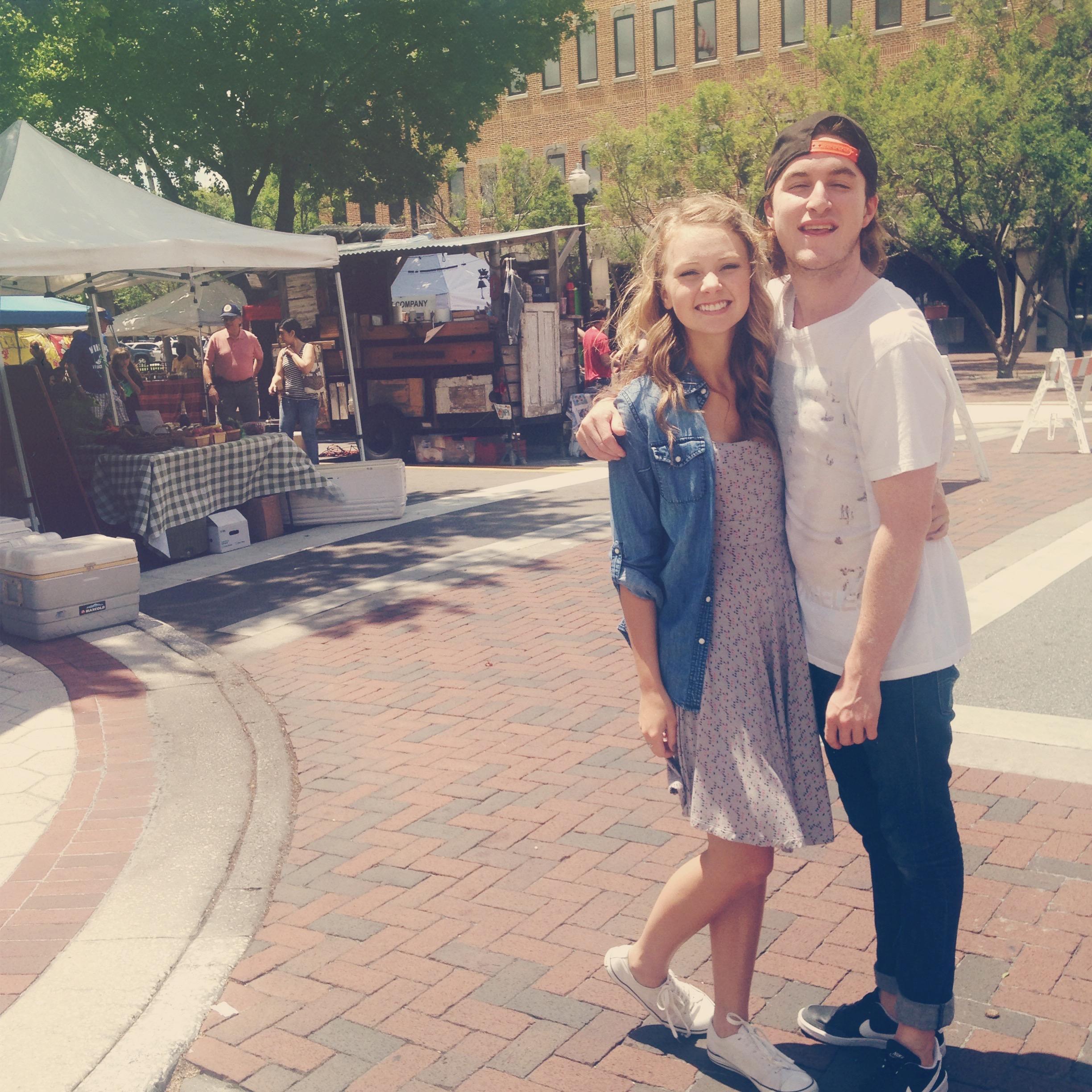 One of our first dates downtown LKLD.
