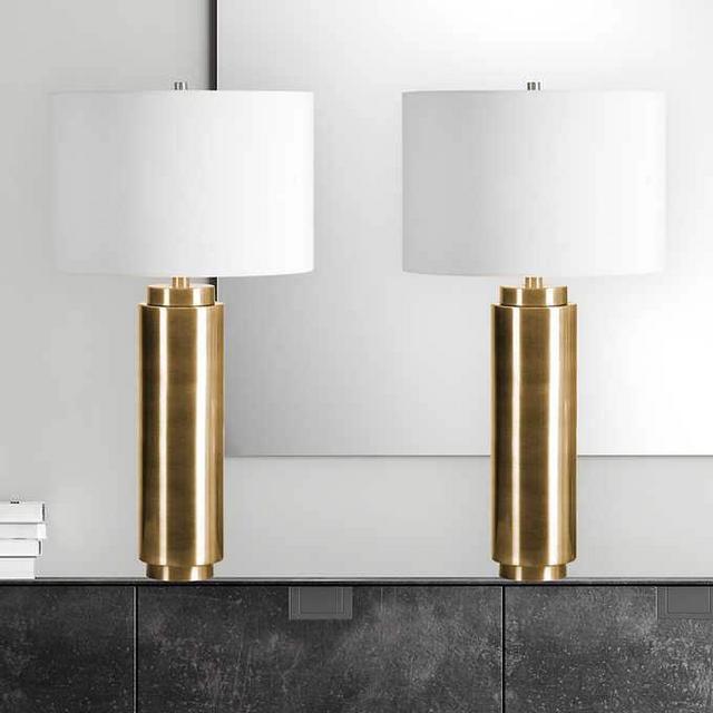 Oliver Metal Table Lamp, 2-pack