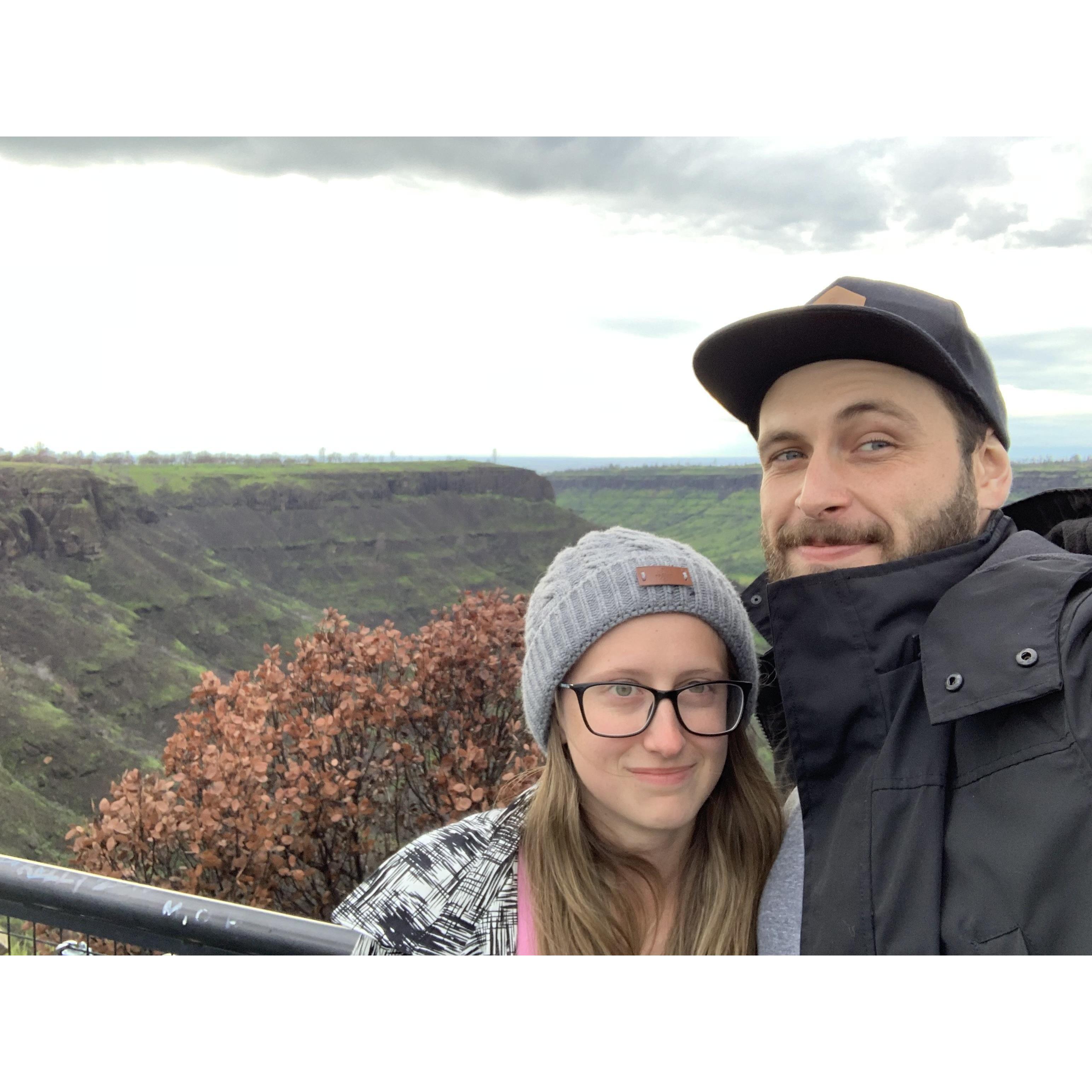 First picture as a couple, April 2019